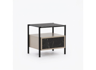 Camera da letto Tavolino comodino di design in legno Tavolino da notte Mobili di lusso