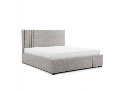 Elegante letto matrimoniale grigio design camera da letto Letti Grande testata