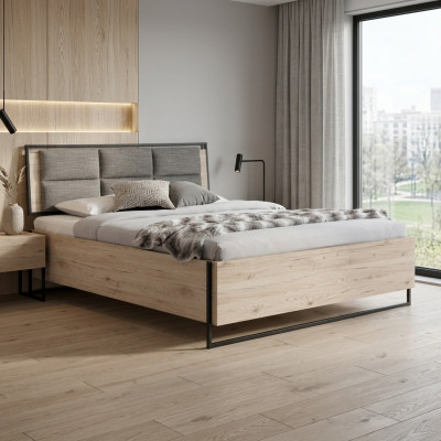 Camera da letto moderna Letto elegante Letto matrimoniale di lusso