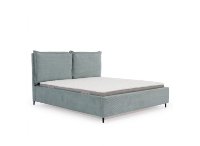 Grande camere da letto Letto Letto tessile di lusso Letti imbottiti eleganti