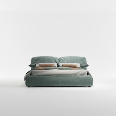 Camera da letto verde Letto Designer Letto matrimoniale di lusso Materiale Telaio in legno