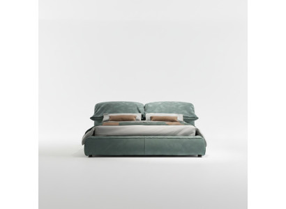 Camera da letto verde Letto Designer Letto matrimoniale di lusso Materiale Telaio in legno