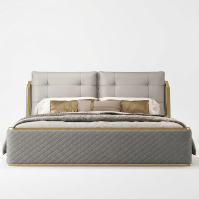 Designer Camera Da Letto Bianca Letti Di Lusso Letti Matrimoniali Struttura In Legno Moderna