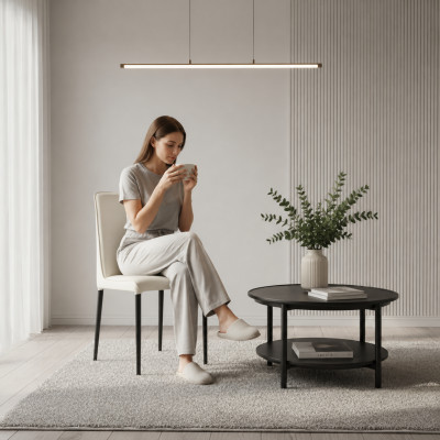Sedia da pranzo bianca, design di sedie in legno, eleganti sedie moderne in tessuto.