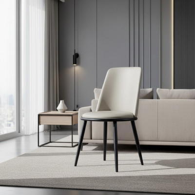 Mobili da sala da pranzo Sedia elegante Lusso Imbottita Design in legno Singola unità  Mobili da sala da pranzo Sedia elegante Lusso Imbottita Design in legno Singola unità