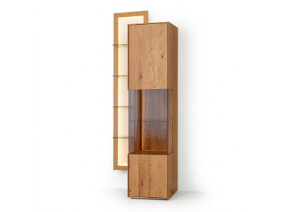 Mobile sala da pranzo design Marrone mobile in legno sala da pranzo credenza scaffale vetrina nuovo