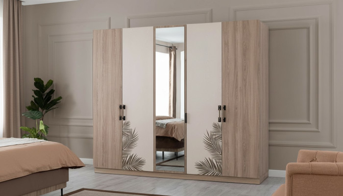 Armadio da camera di lusso di design moderno.