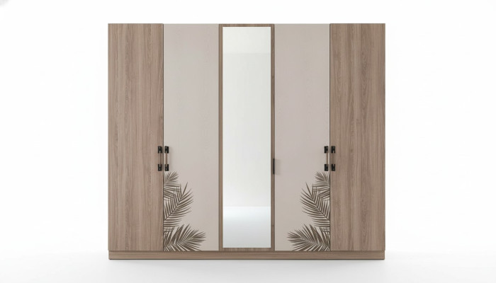 Armadio da camera di lusso di design moderno.