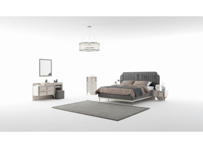 Camera da letto completo set letto 2x comodini mobili di lusso 7 pezzi