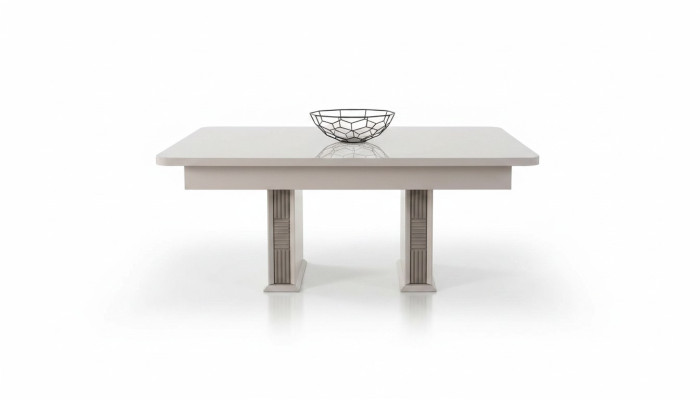 Tavolino bianco per soggiorno Tavoli in legno Mobili di lusso Tavoli designer