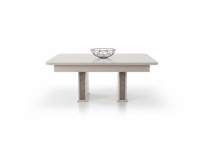 Tavolino bianco per soggiorno Tavoli in legno Mobili di lusso Tavoli designer