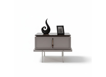 Comodino marrone elegante mobili in legno da camera da letto design nuovi