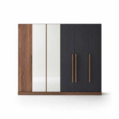 Marrone armadio da designer di lusso in legno.