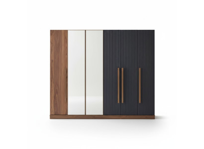 Marrone armadio da designer di lusso in legno.