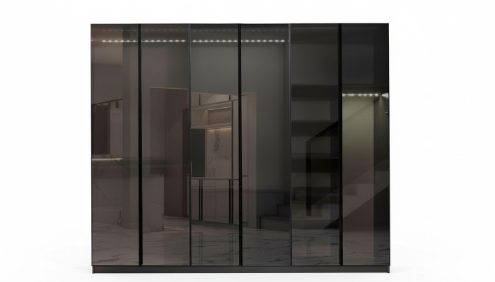 Modern armadio grigio camera da letto armadi design arredamento