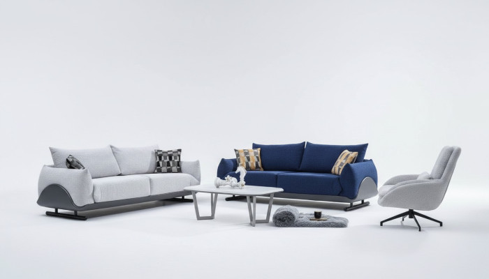 Set di divani per soggiorno Designer divano a 3 posti poltrona di lusso divano a 3 posti 3 pezzi