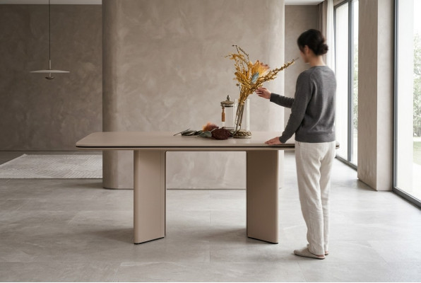 Sala da pranzo, Tavolo da pranzo moderno, Tavoli in legno di design, Mobili di lusso eleganti