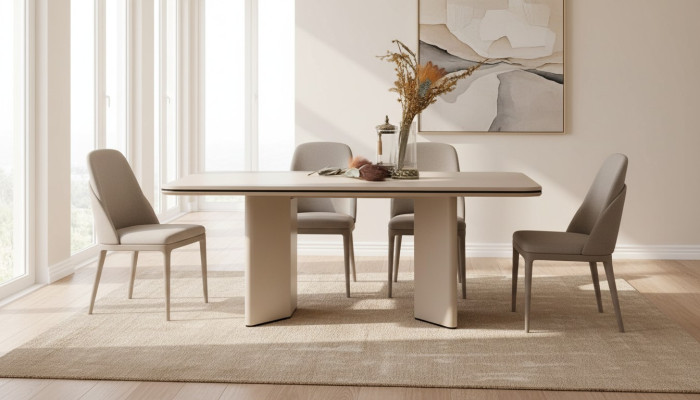 Sala da pranzo, Tavolo da pranzo moderno, Tavoli in legno di design, Mobili di lusso eleganti