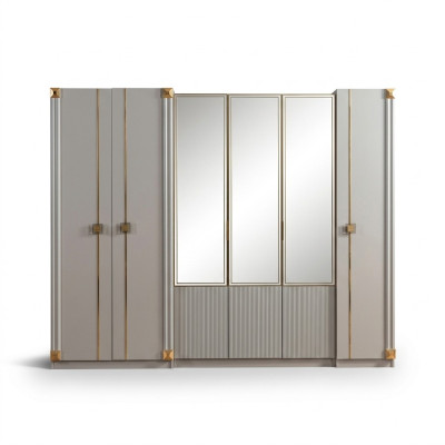 Armadio guardaroba design camera da letto, armadi di lusso in stile mobili in legno.