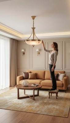Lampadario a sospensione lampadario soggiorno Lampadario vetro lucido nuovo