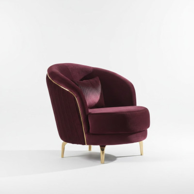 Sedia moderna design seduta imbottita tessuto arredamento tessile mobili soggiorno.