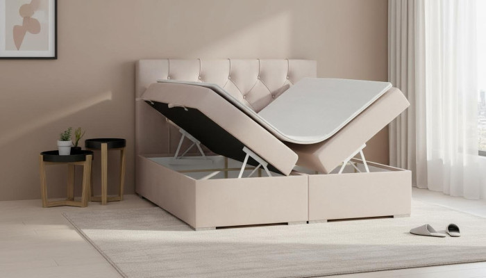Letto Imbottito Design Mobili Letti Matrimoniali Nuovi Camera da Letto di Lusso Moderna