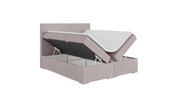 Letto Imbottito Design Letto Matrimoniale Camera da Letto Tessile Mobili di Lusso Letto Boxspring