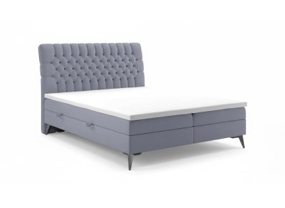 Letto Chesterfield Imbottito Design di Lusso Letto Matrimoniale Letti Boxspring