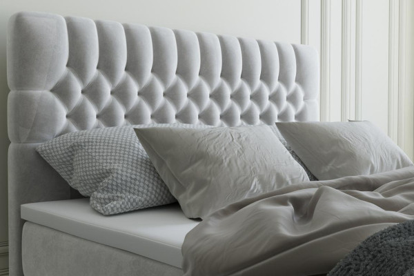 Chesterfield letto matrimoniale camera da letto di lusso Letto moderno Mobili Boxspringbett