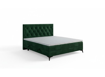 Letto a cassettone di lusso letto a molle matrimoniale letto imbottito in tessuto design mobili.