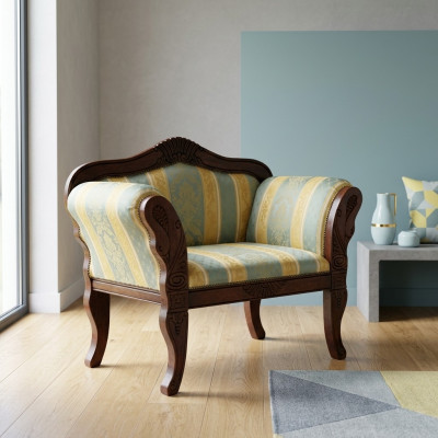 Sedia classica design singola nuova arredamento imbottito salotto mobili