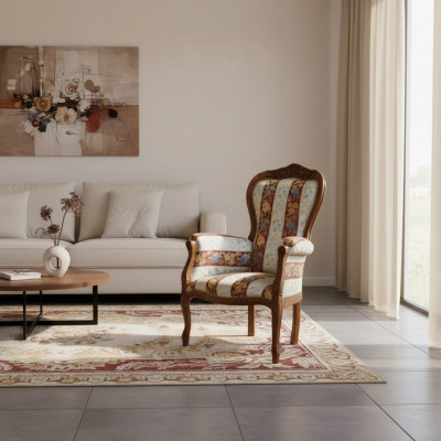 Sedia da designer classica, mobili da soggiorno, sedie, mobili tessili, nuovi.