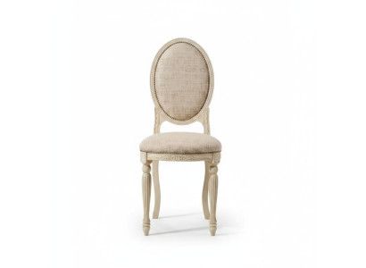 Sedia sala da pranzo Sedia imbottita Classica Nuova Mobili Tessile Sedile Poltrona.