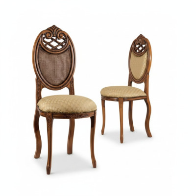 Sedia Mobili Design Sedia imbottita Sedia da pranzo Classico Legno Panche