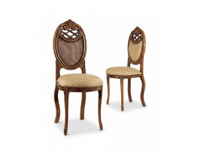 Sedia Mobili Design Sedia imbottita Sedia da pranzo Classico Legno Panche