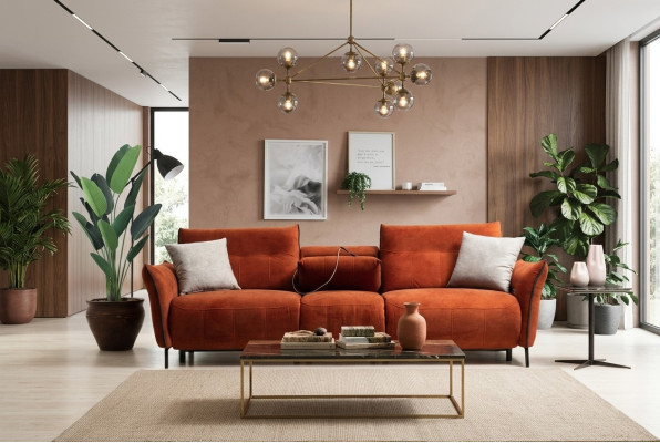 Divano a 4 posti Divano di lusso Design moderno Salotto Mobili nuovi