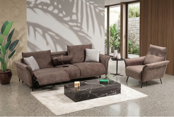 Set completo di lusso divano a quattro posti poltrona design mobili moderni