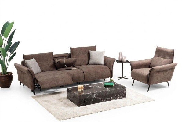 Set completo di lusso divano a quattro posti poltrona design mobili moderni