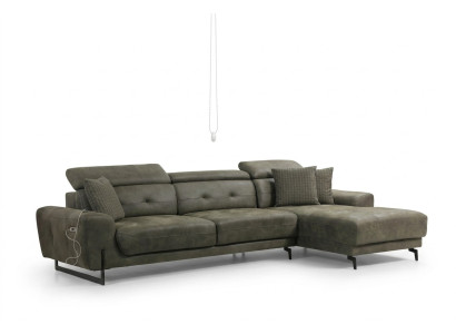 Divano ad angolo Relax a L-forma mobili di lusso salotto divano ad angolo imbottito moderno nuovo