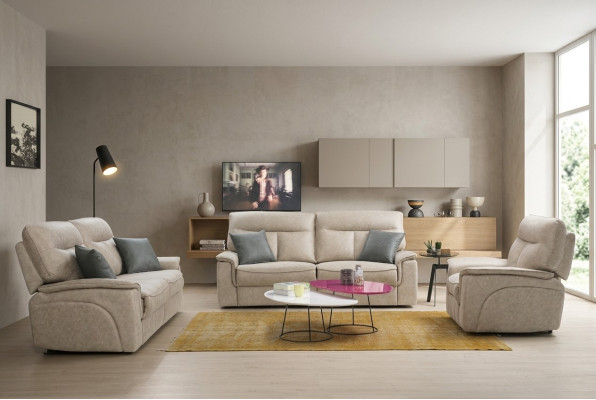 Set di divani design 3 pezzi Moderno Arredamento salotto completo