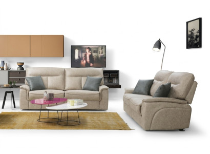 Set completo di 2 divani a tre posti, set di divani moderni per il soggiorno.