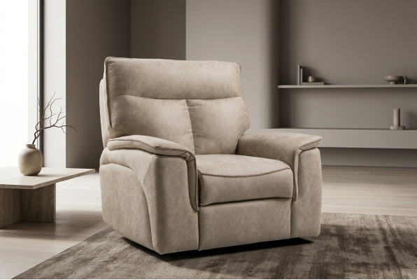 Poltrona design moderno imbottita di lusso seduta relax soggiorno mobile imbottito