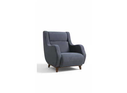 Grigio Poltrona Moderna Sedile Soggiorno Arredamento Tessile Design