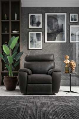 Design poltrona di lusso per soggiorno in stile moderno con seduta confortevole.