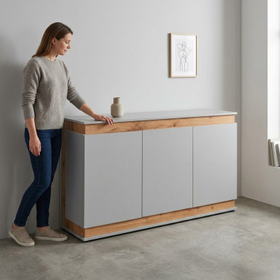 Comò bianco soggiorno design mobili di lusso stile moderno armadio nuovo