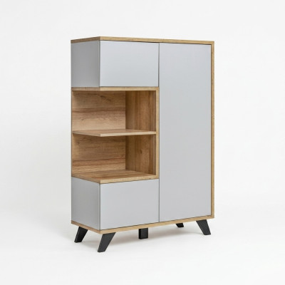 Soggiorno Libreria Legno Armadio da ufficio Scaffale Lusso Mobili in Legno Design