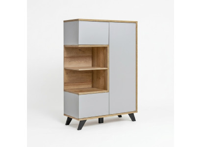 Soggiorno Libreria Legno Armadio da ufficio Scaffale Lusso Mobili in Legno Design