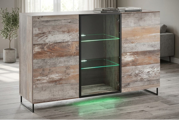 Comò soggiorno in legno credenza in legno arredamento design moderno nuovo