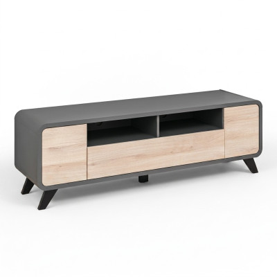 Mobile TV in legno di lusso per soggiorno, parete attrezzata, sideboard design moderno