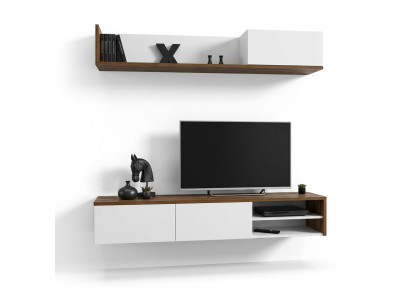 Mobile parete scaffale moderno design supporto TV arredamento soggiorno nuovo